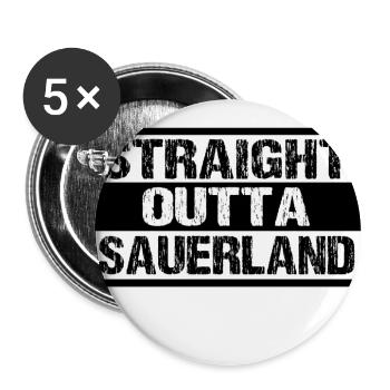 Sauerland - Buttons groß 56 mm (5er Pack) - Weiß - Vorne