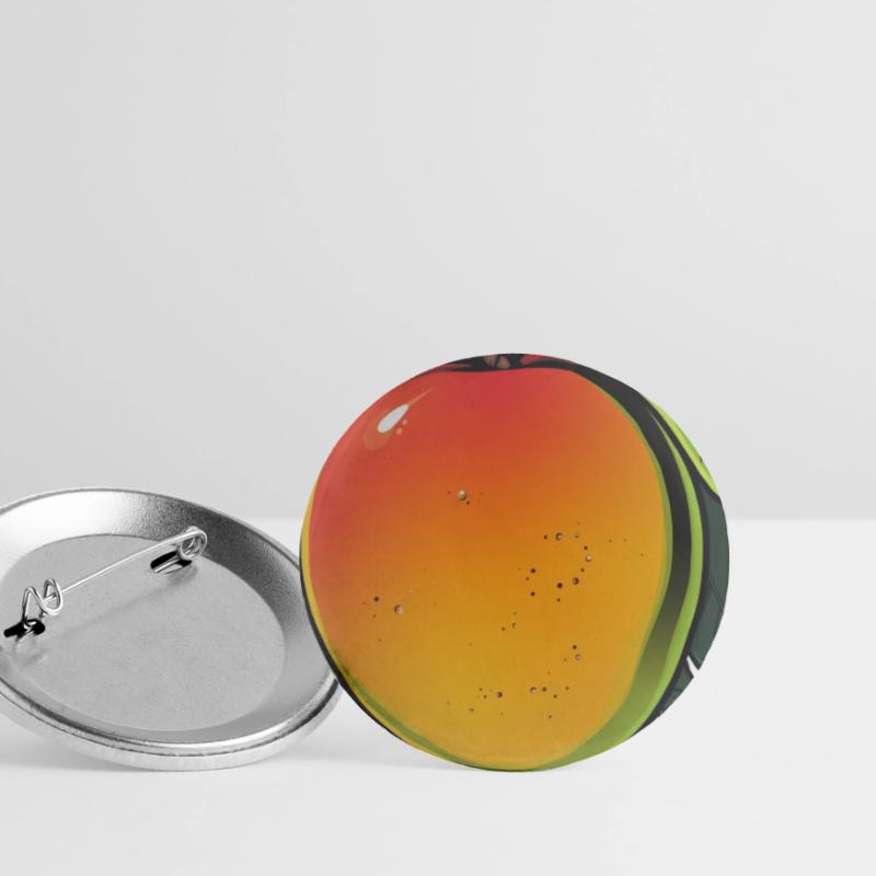 Mango on a Tree Buttons large 2.2''/56 mm (5-pack)