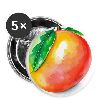 Mango - Buttons groß 56 mm (5er Pack) - Weiß - Vorne