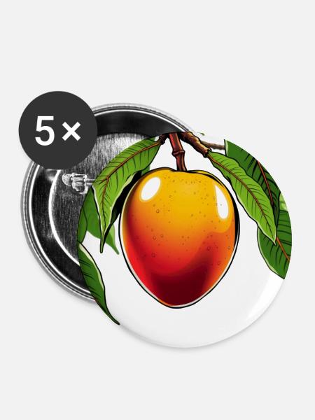Mango - Buttons groß 56 mm (5er Pack) - Weiß