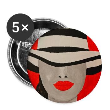 Stolz 2019 - Buttons groß 56 mm (5er Pack) - Weiß - Vorne