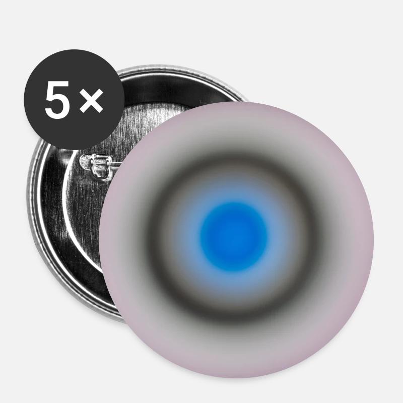 Grey_0001 - Buttons groß 56 mm (5er Pack) - Weiß