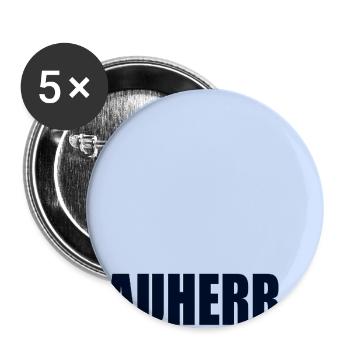 CONSTRUCTEUR DE MAISONS HERZ - Lot de 5 grands badges (56 mm) - blanc - Devant
