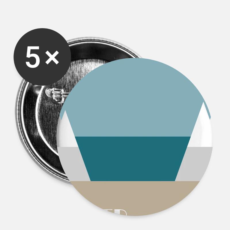 Winter - Buttons large 2.2''/56 mm (5-pack) - white