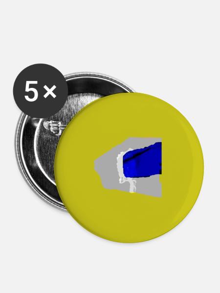 TEXTURA_DE_COLOR_#31 - Buttons groß 56 mm (5er Pack) - Weiß