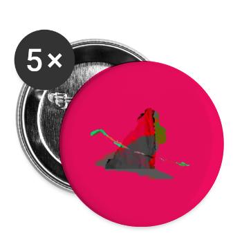 TEXTURA_DE_COLOR_#22 - Buttons groß 56 mm (5er Pack) - Weiß - Vorne