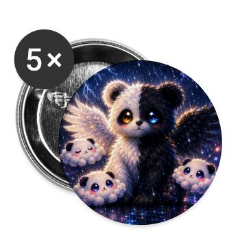 Echo Panda – Dual Spirit Edition - Buttons groß 56 mm (5er Pack) - Weiß - Vorne