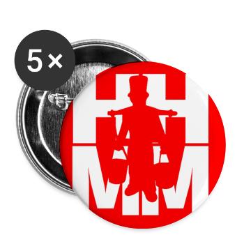 Hamburg Original with Water Carrier Hummel Hummel - Buttons large 2.2''/56 mm (5-pack) - white - Front