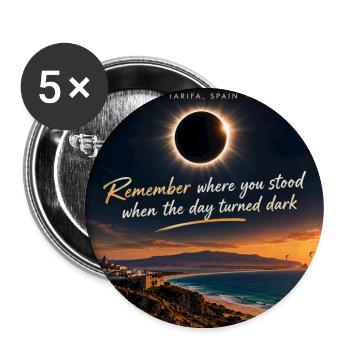 Ecllipse Tarifa 2027 - Buttons groß 56 mm (5er Pack) - Weiß - Vorne