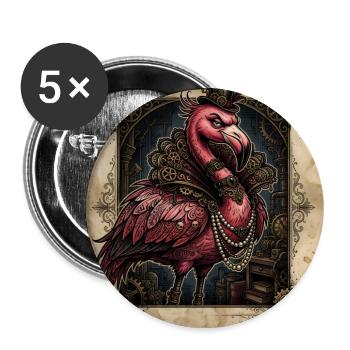 Der Karmesinrote Ausrüstungsmeister - Buttons groß 56 mm (5er Pack) - Weiß - Vorne