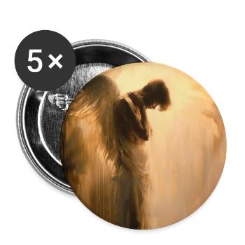DEB_ANGELS_VOL1_00298 - Buttons groß 56 mm (5er Pack) - Weiß - Vorne