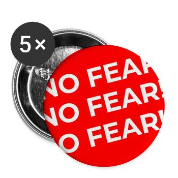 NF 3 - Buttons groß 56 mm (5er Pack) - Weiß - Vorne