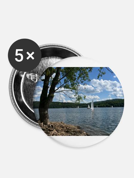 See Idylle - Buttons groß 56 mm (5er Pack) - Weiß
