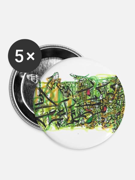 240703 01 - Buttons groß 56 mm (5er Pack) - Weiß