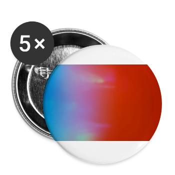 Flag 128 - Buttons groß 56 mm (5er Pack) - Weiß - Vorne
