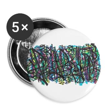 240719 03 - Buttons groß 56 mm (5er Pack) - Weiß - Vorne