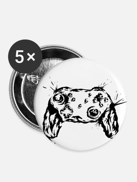 Gaming Controller - Buttons groß 56 mm (5er Pack) - Weiß