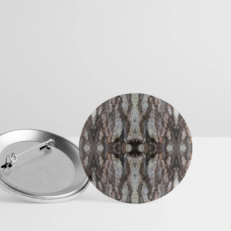 Decorative pattern based on tree bark Buttons large 2.2''/56 mm (5-pack)