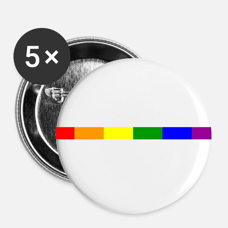 stylish re-bending - Buttons large 2.2''/56 mm (5-pack) - white