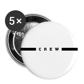 Crew Line - Buttons large 2.2''/56 mm (5-pack) - white - Front