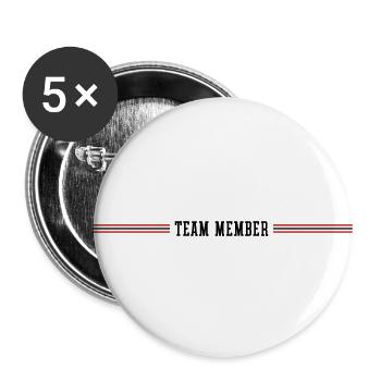 Team Symbol - Buttons groß 56 mm (5er Pack) - Weiß - Vorne