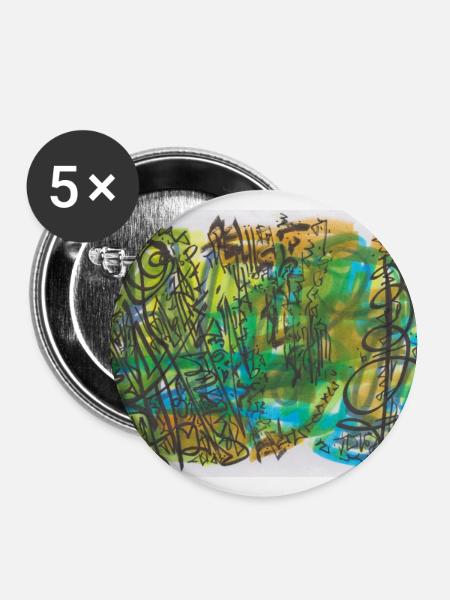 240625 01 - Buttons groß 56 mm (5er Pack) - Weiß