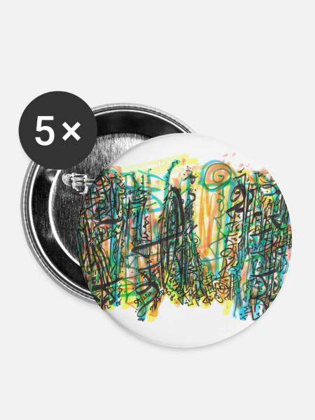 240718 01 - Buttons groß 56 mm (5er Pack) - Weiß