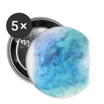 Hintergrund Wasser - Buttons groß 56 mm (5er Pack) - Weiß - Vorne