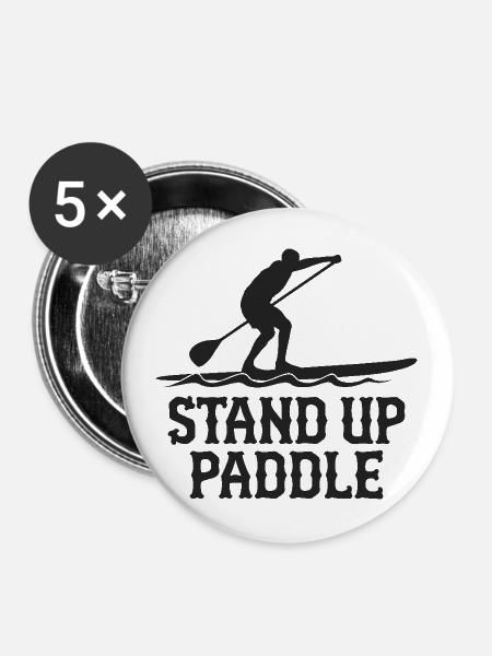 Stand Up Paddle SUP - Buttons groß 56 mm (5er Pack) - Weiß