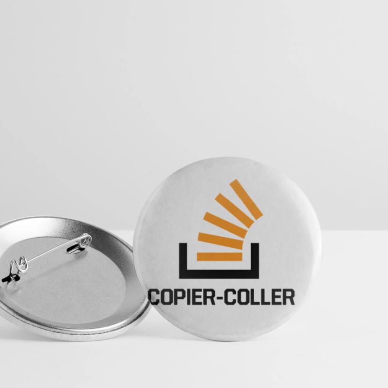 Copier Coller Programmer Software Developer Nerd G Buttons groß 56 mm (5er Pack)