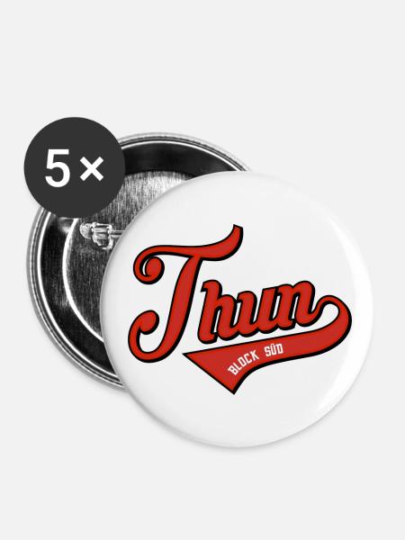 Thun - Buttons groß 56 mm (5er Pack) - Weiß