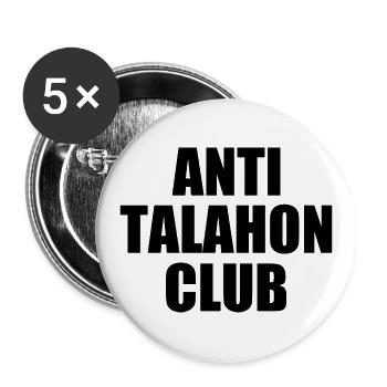 Anti talahon club - Buttons large 2.2''/56 mm (5-pack) - white - Front