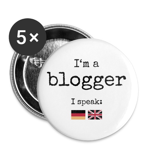 im_a_blogger - Buttons large 2.2''/56 mm (5-pack)