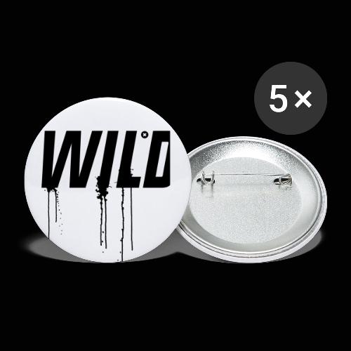 Get Wild ! - Lot de 5 grands badges (56 mm)