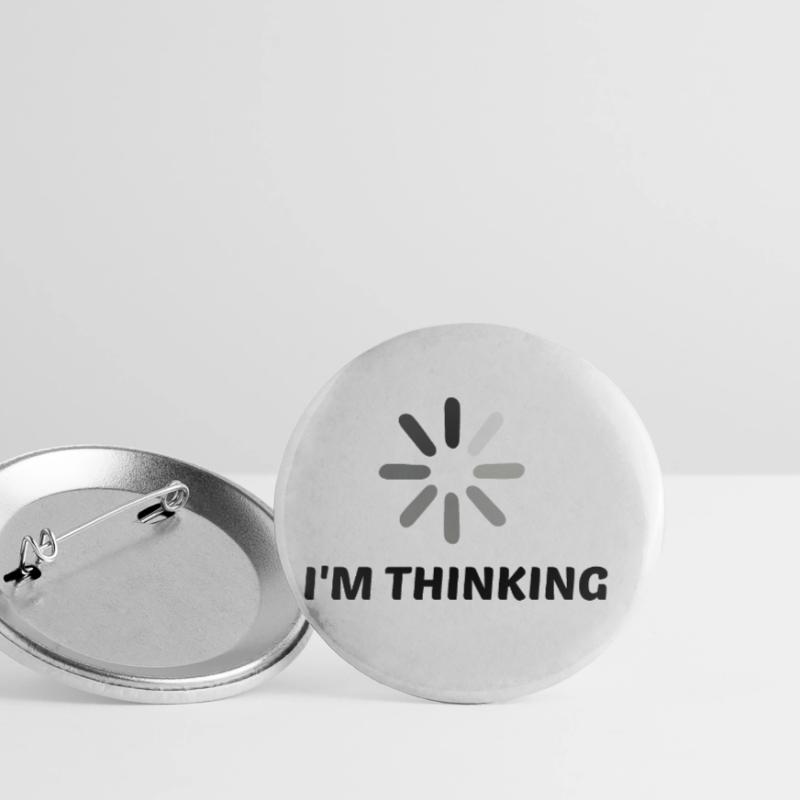 I'm Thinking Coder Software Developer Programmer N Buttons groß 56 mm (5er Pack)