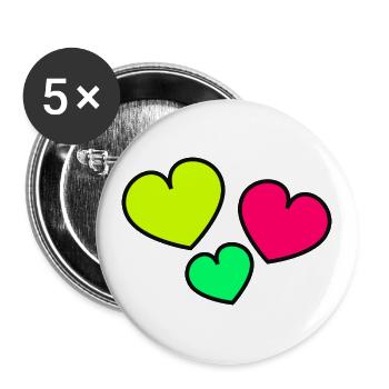 ICH HABE GERADE GEHEIRATET. Junggesellinnenabschied. VALENTINSTAG. PAAR. LIEBE - Buttons groß 56 mm (5er Pack) - Weiß - Vorne