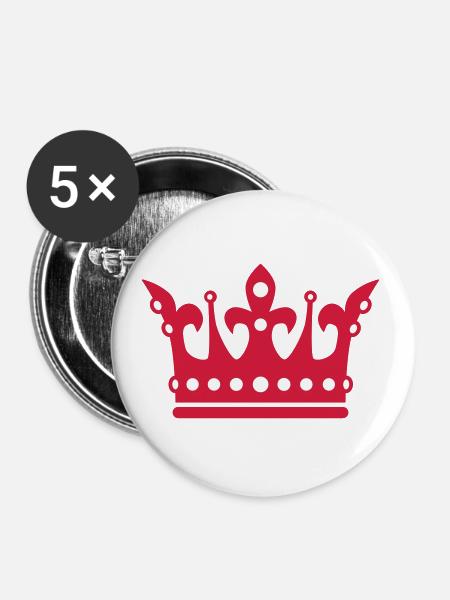 Crown / Crown 2c - Buttons large 2.2''/56 mm (5-pack) - white