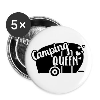 Caravane - Lot de 5 grands badges (56 mm) - blanc - Devant