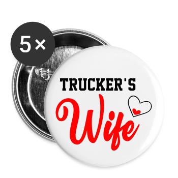 Je joue avec les camions Papa Papa jourJe joue mi - Lot de 5 grands badges (56 mm) - blanc - Devant