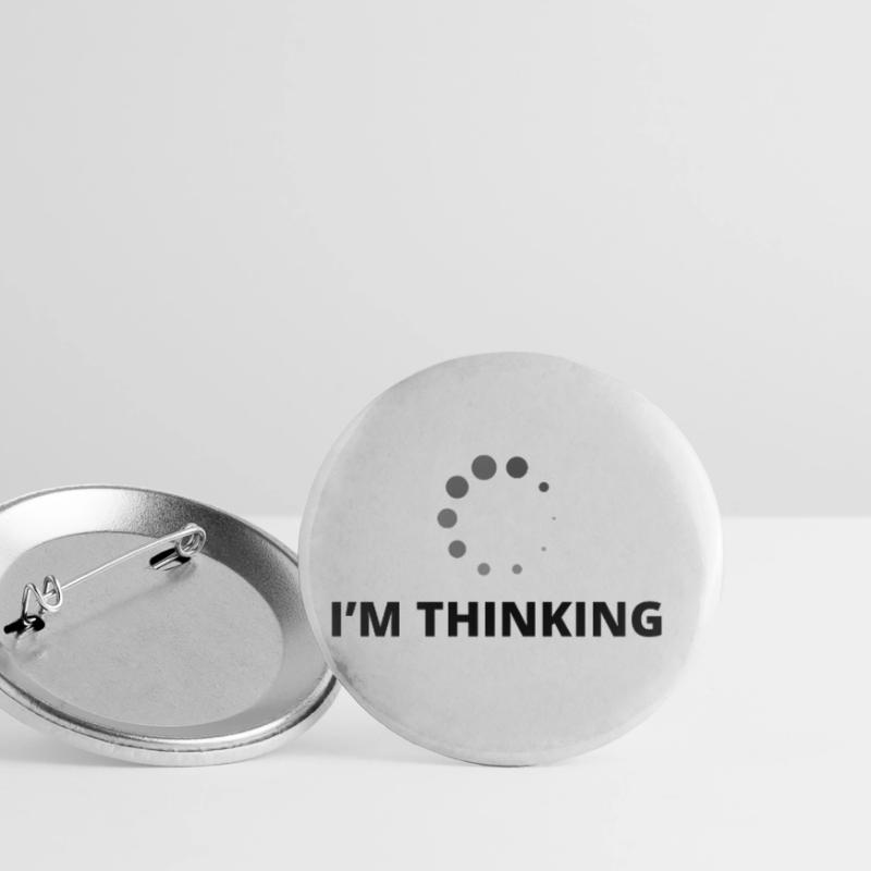 I'm Thinking Coder Software Developer Programmer N Buttons groß 56 mm (5er Pack)