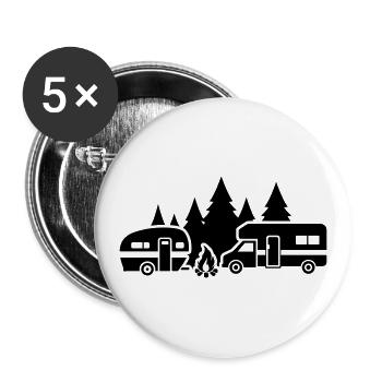 Camper - Buttons large 2.2''/56 mm (5-pack) - white - Front