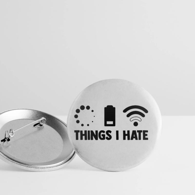 Things I Hate Programmer Coder Coding Developer So Buttons groß 56 mm (5er Pack)