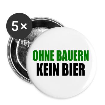 text5040 - Buttons groß 56 mm (5er Pack) - Weiß - Vorne