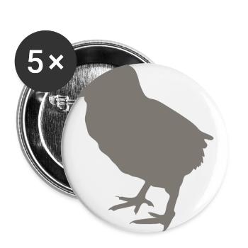 chick - Buttons large 2.2''/56 mm (5-pack) - white - Front
