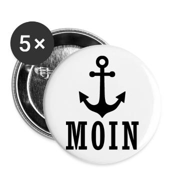 Anker Moin | Yolo-Artwork - Buttons groß 56 mm (5er Pack) - Weiß - Vorne