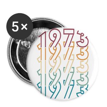 Rights 1973 Defend Roe v Wade Reproductive Rights - Buttons large 2.2''/56 mm (5-pack) - white - Front