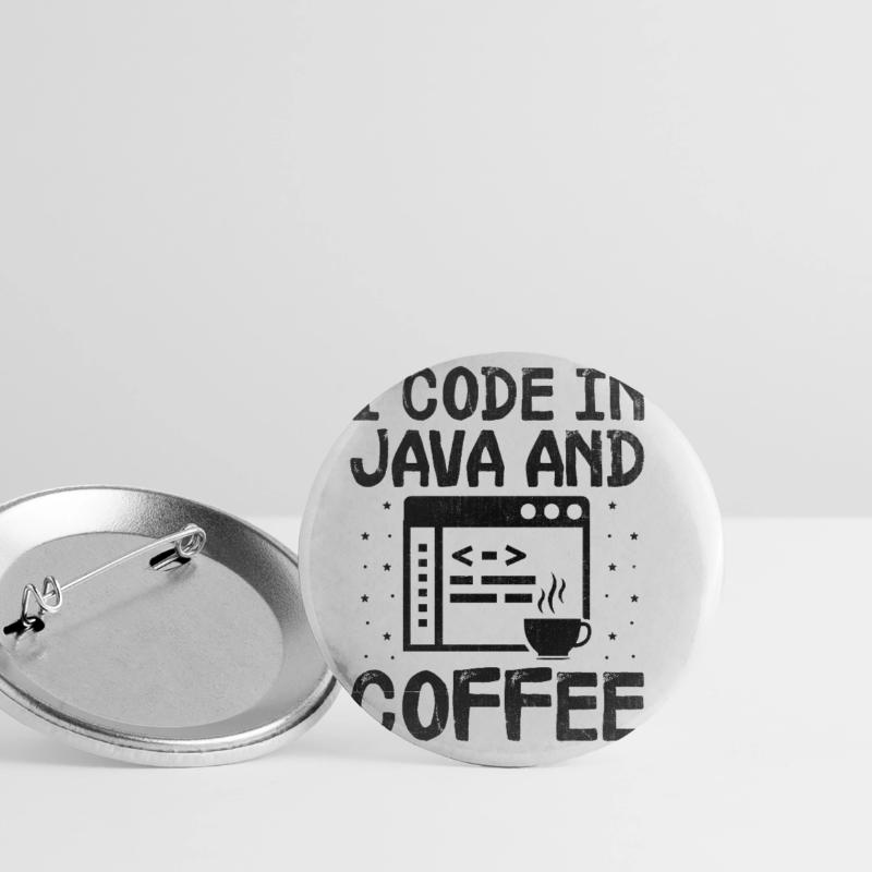 Coffee Coding Programmer Coder Developer Nerd Coff Buttons large 2.2''/56 mm (5-pack)