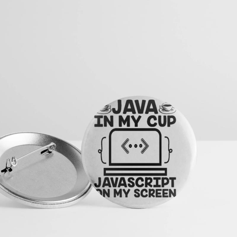 Coffee Coding Programmer Coder Developer Nerd Coff Buttons large 2.2''/56 mm (5-pack)