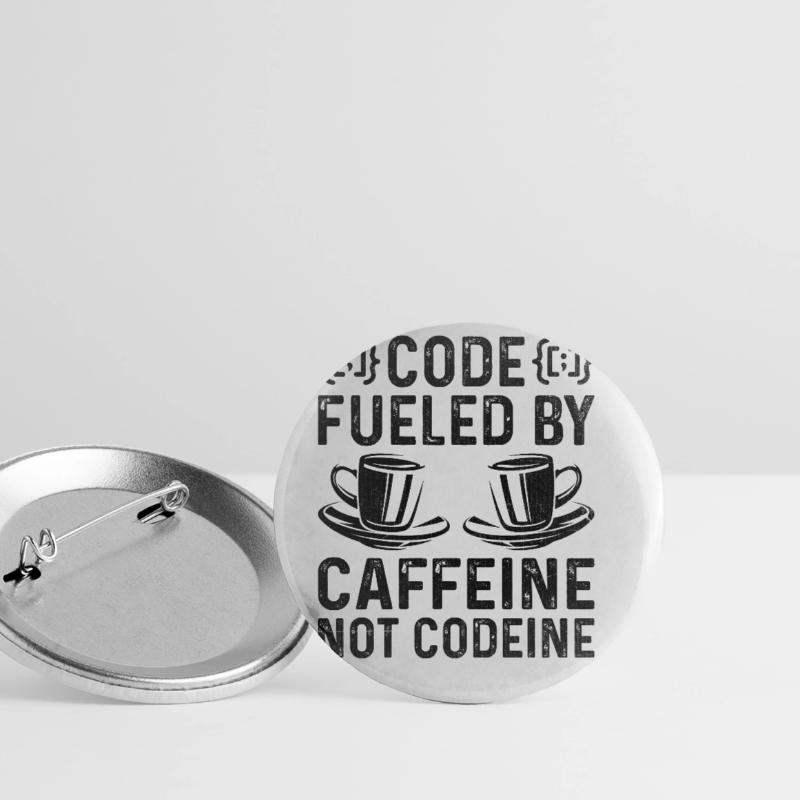 Coffee Coding Programmer Coder Developer Nerd Coff Buttons large 2.2''/56 mm (5-pack)