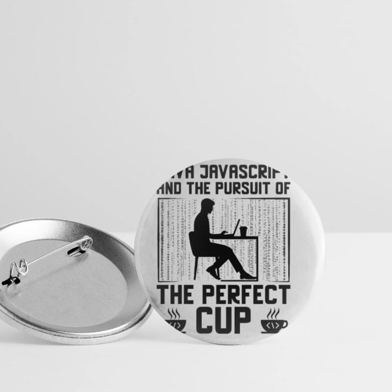 Café Codage Programmeur Codeur Développeur Nerd Coff Lot de 5 grands badges (56 mm)